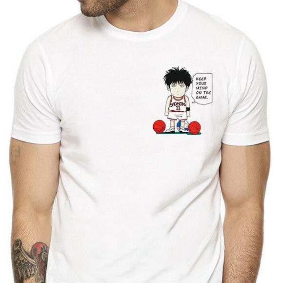 Slam Dunk Rukawa Chibi Comic T-Shirt - Picture 1 of 1